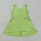 Baby Girl Toddler Sleeveless Summer Skort Knee Length Dress Sibling Yoga Active Clothes RTS