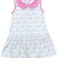 Preorder Baby Girl Sleeveless Golf Knee Length Dress (  Moq 5 )