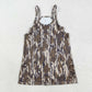Girls Kids Straps Camo Pockets Yoga Active Grey Sibling Sister Knee Length Dress RTS
