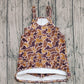 Baby Girl Straps Brown Camo Pockets Yoga Active Knee Length Dress RTS