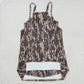 Sibling Adult Women Strap Western Camo Pockets Yoga Active Shorts Dresses