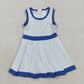 Baby Girl Sleeveless Plaid Ruffle Shorts Yoga Active Dress Sibling Clothes RTS