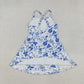 Sibling Baby Girl Sleeveless Football Bows Cheer Summer Yoga Active Dress Clothes RTS