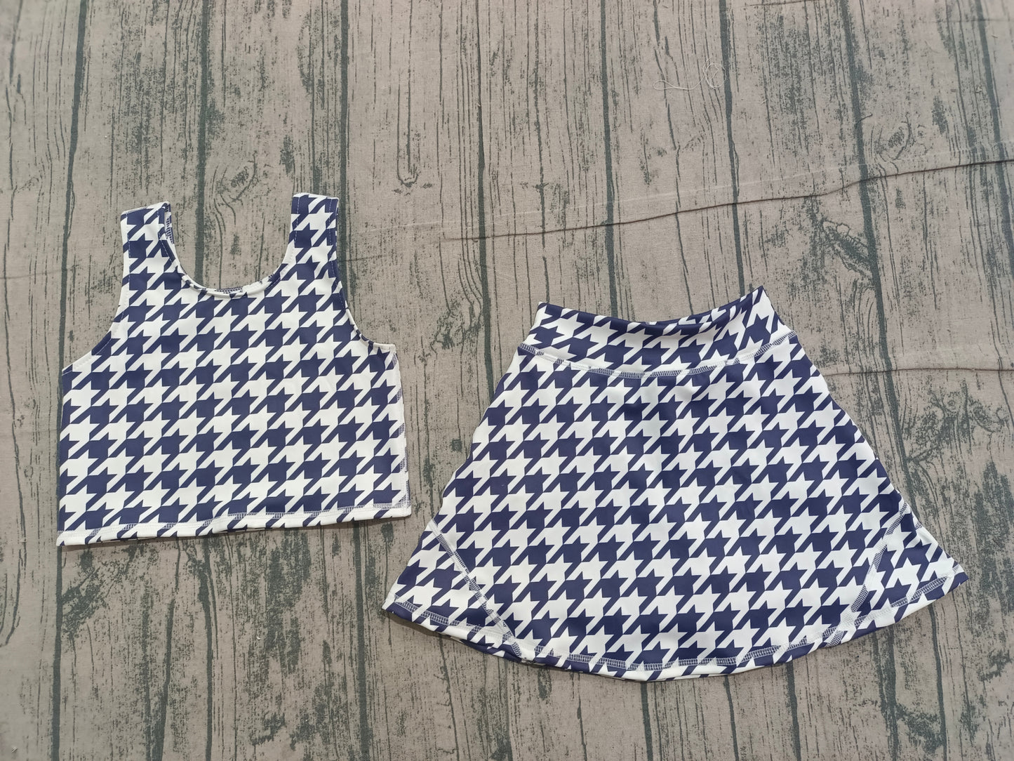 Baby Girls Kids Sleeveless Shirt Shorts Skirt Skort Yoga Active Clothes Black Set RTS