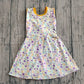 ( No moq ) Preorder Girls Kids Sleeveless Leopard Skort Yoga Active Mardi Gras Dress