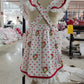 Baby Girls Hearts Flower Valentine Dogs Pockets Knee length Dress RTS