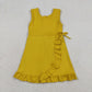 Sibling Baby Girl Kids Sleeveless Bows Knee Length Yoga Active Ruffle Dresses RTS