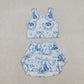 Sibling Baby Girls Kids Bows Castles Tops Skirts Shorts Yoga Active Sets Clothes RTS