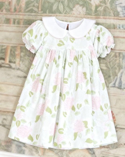 ( Moq 5 ) Preorder Baby Girls Toddler Short Sleeves Flowers Knee Length Dress