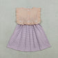 Sibling Baby Girls Kids Sleeveless Stripes Knee Length Dress Romper Summer Clothes