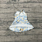 Baby Girls Kids Sleeveless Flower Yoga Active Shorts Dress RTS