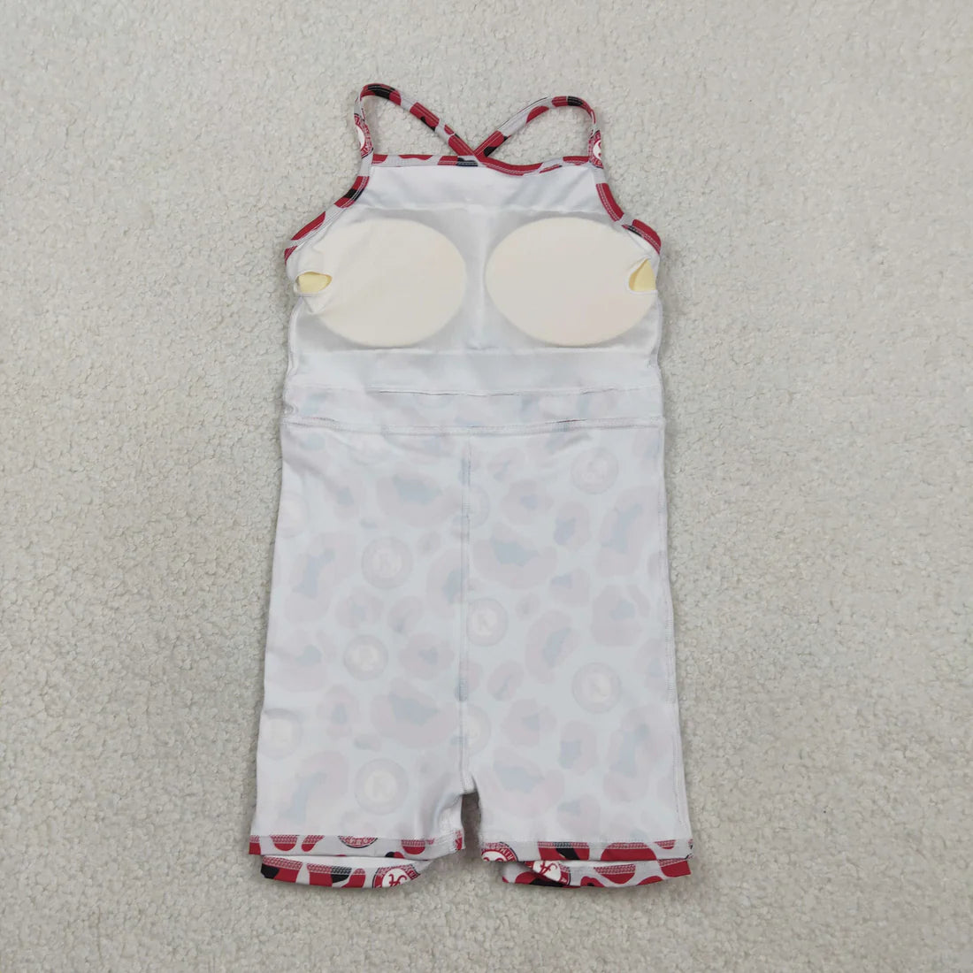 Sibling Baby Girl Kids Sleeveless Leopard Team Knee Length Yoga Active Dresses RTS