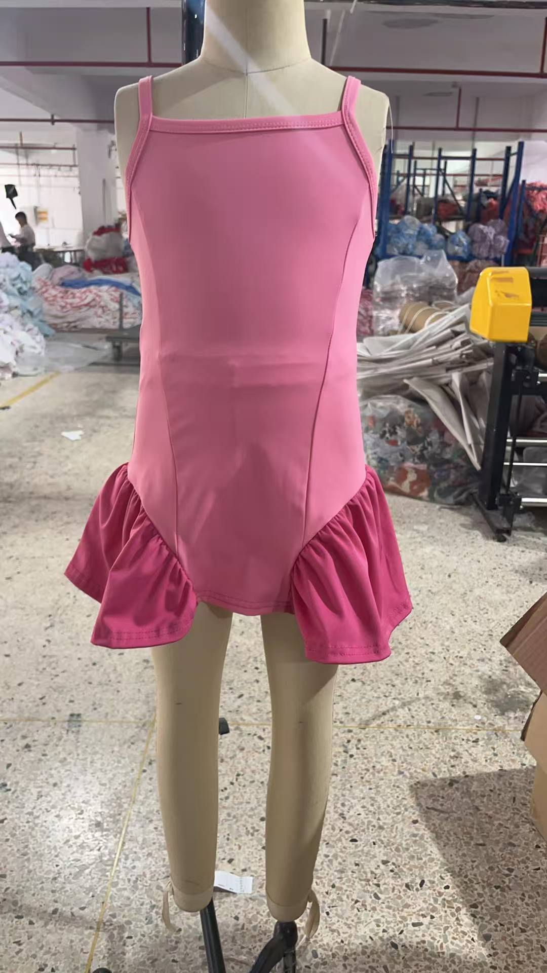 Baby Girls Kids Straps Dress Shorts Pink Yoga Active Summer Set RTS