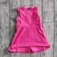 Baby Girls Kids Pink Sleeveless Ruffle Yoga Shorts Knee Length Dress RTS
