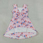 Sibling Baby Girls Kids Bows Popsicle 4th of July Yoga Active Shorts Knee Length Dresses