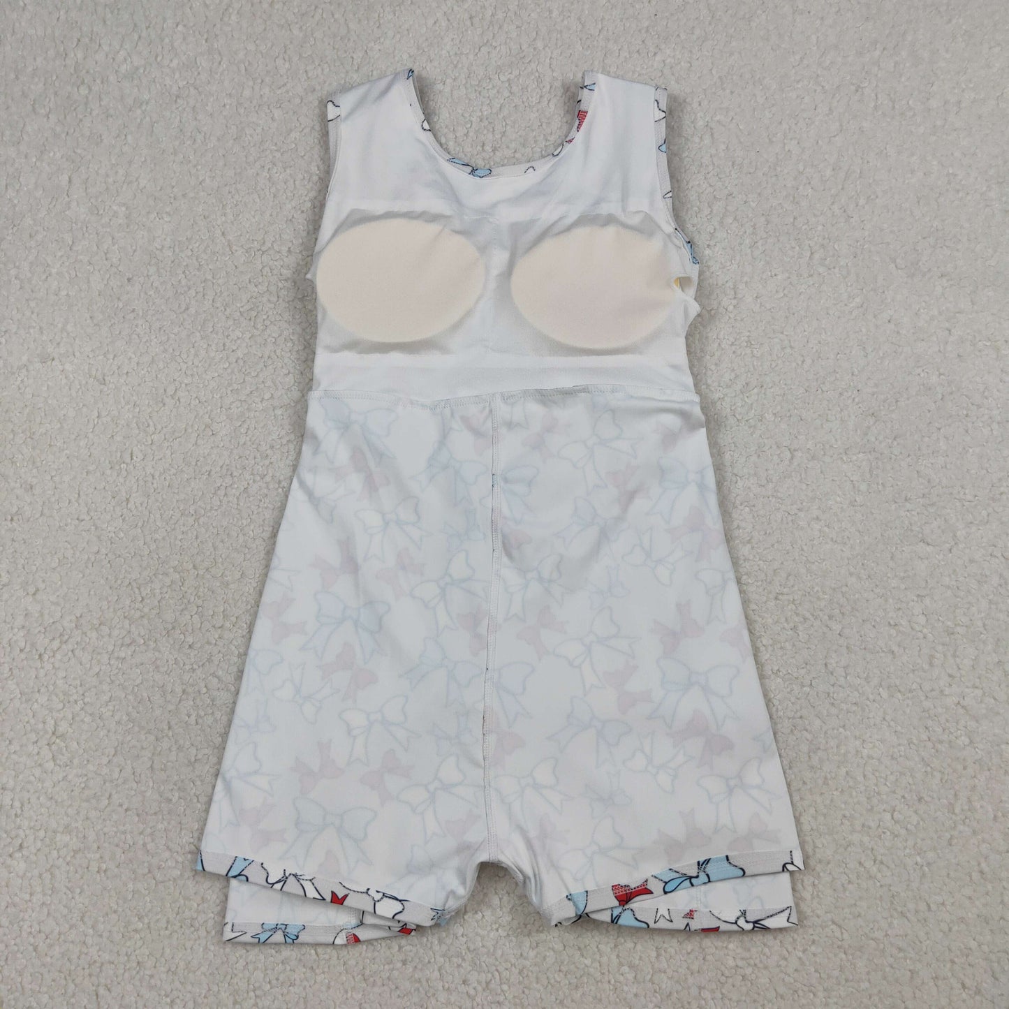 Sibling Baby Girls Kids Bows Popsicle 4th of July Yoga Active Shorts Knee Length Dresses