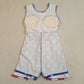 Sibling Boys Girls Stars Stripes 4th of July Sprinkles Drips Shirt Shorts Set Dress Clothes RTS