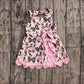 ( No moq ) Preorder Baby Girls Kids Ducks Bows Yoga Active Scallop Dress Hunting Clothes