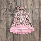 ( No moq ) Preorder Baby Girls Kids Ducks Bows Yoga Active Scallop Dress Hunting Clothes