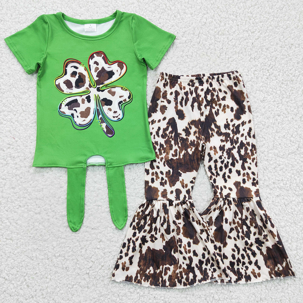 Baby Boy Girl St Patrick Day Shirt Pants Sibling Clothes Set RTS