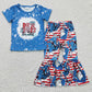 Baby Girl Short Sleeves Dr Reading Shirt Pants Sibling Outfit Clothes Set