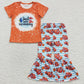 Baby Boy Girl Fish Sibling Cartoon Dress Set Clothes RTS