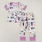 Baby Girl Short Sleeves Singer Shirt Pants Sibling Pajamas Clothes Set