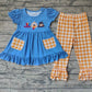 Baby Girl Thanksgiving turkey Pockets Tunic Pants Set