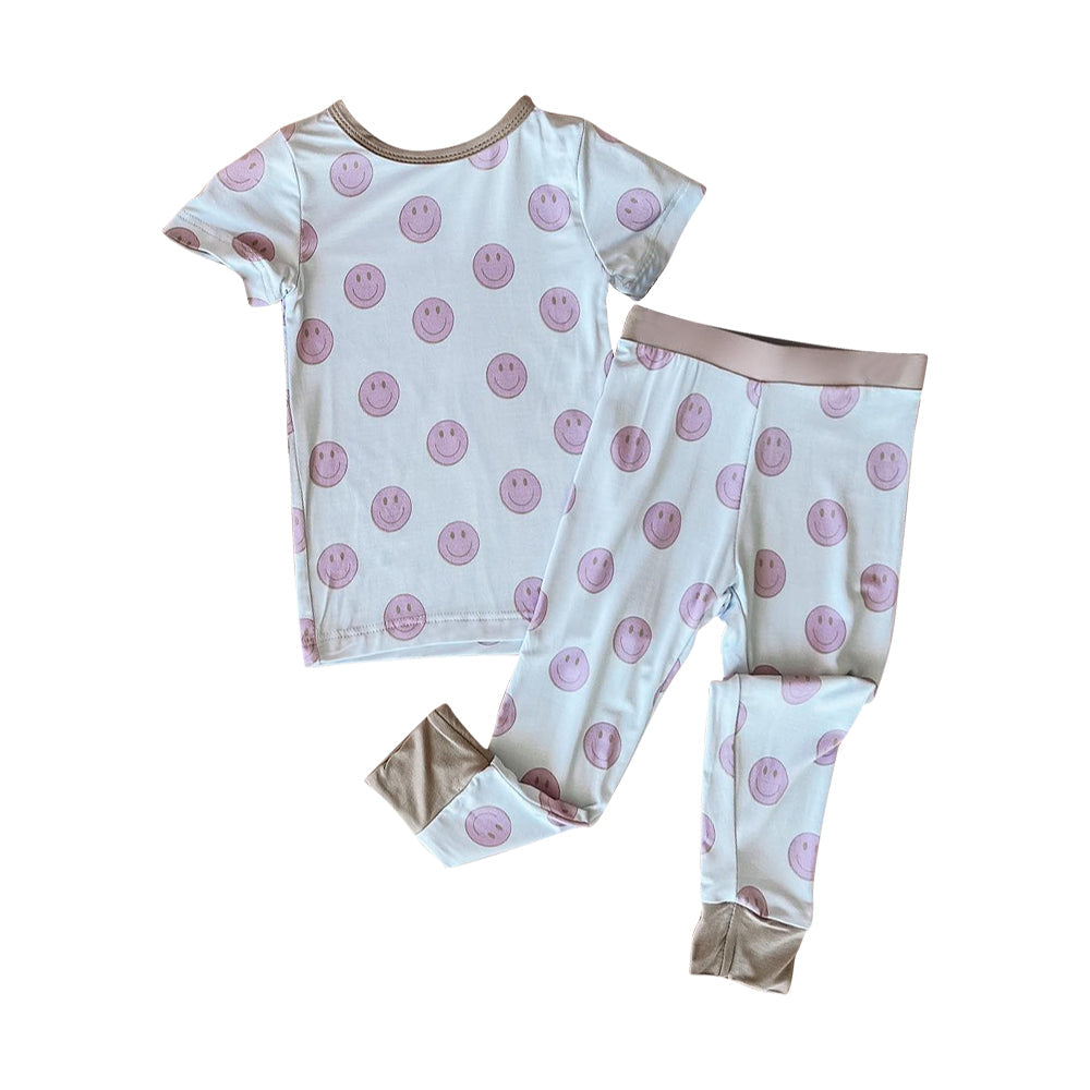 Pre-order Baby Girl Smile Shirt Pants Pajamas Set