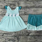 Pre-order Baby Girl Line Workers Tunic Shorts Set