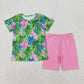 Sibling Baby Girls Kids Short Sleeves Shirts Shorts Summer Sets Clothes RTS