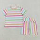 Sibling Baby Girls Toddler Short Sleeves Tops Shorts Sets Summer Clothes RTS