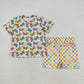 Sibling Baby Girls Toddler Short Sleeves Tops Shorts Sets Summer Clothes RTS