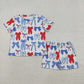 Sibling Baby Girls Toddler Short Sleeves Tops Shorts Sets Summer Clothes RTS