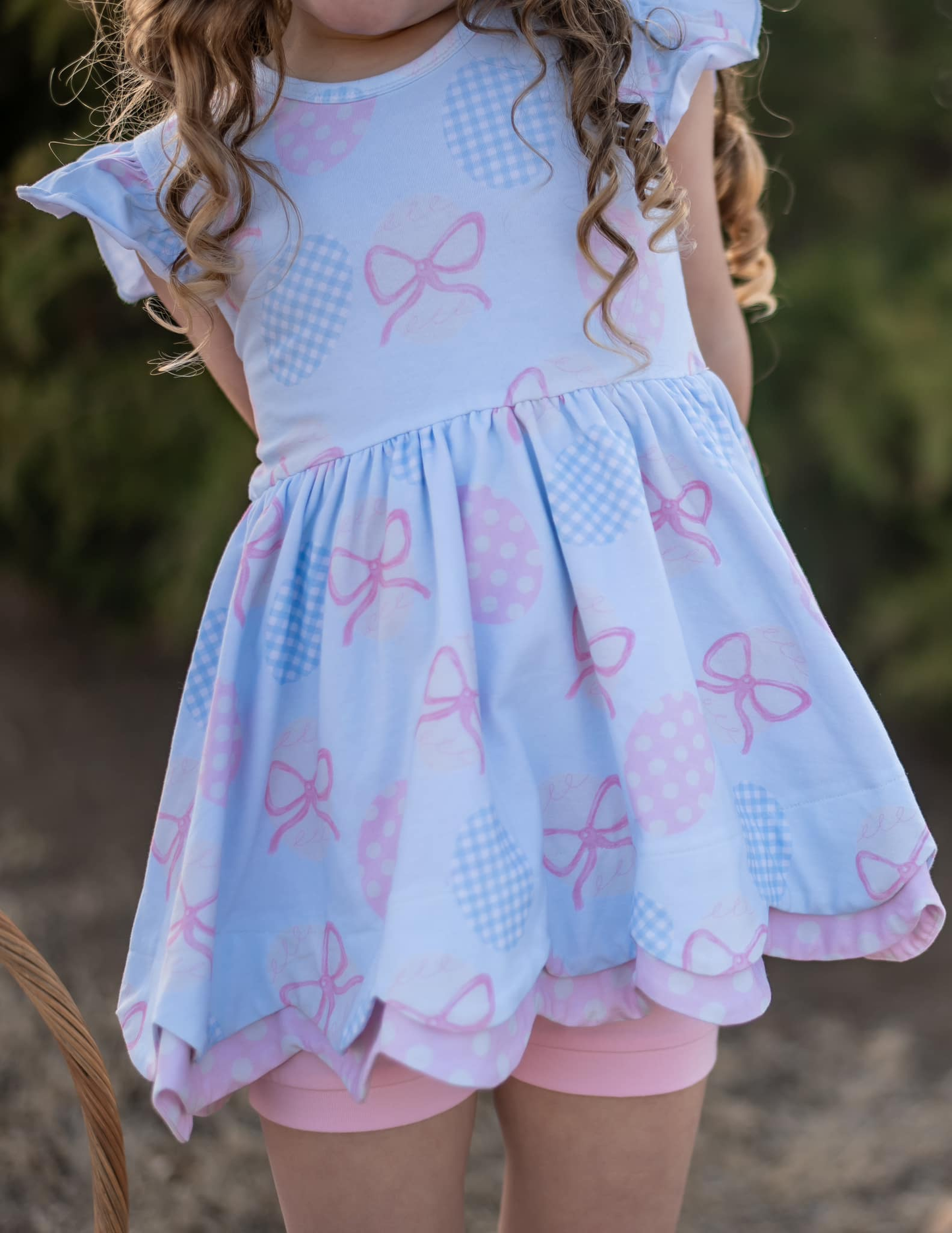 ( Moq 5 ) Preorder Baby Girls Short Sleeves Bows Tops Pink Shorts Set