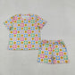 Sibling Baby Girls Toddler Short Sleeves Tops Shorts Sets Summer Clothes RTS