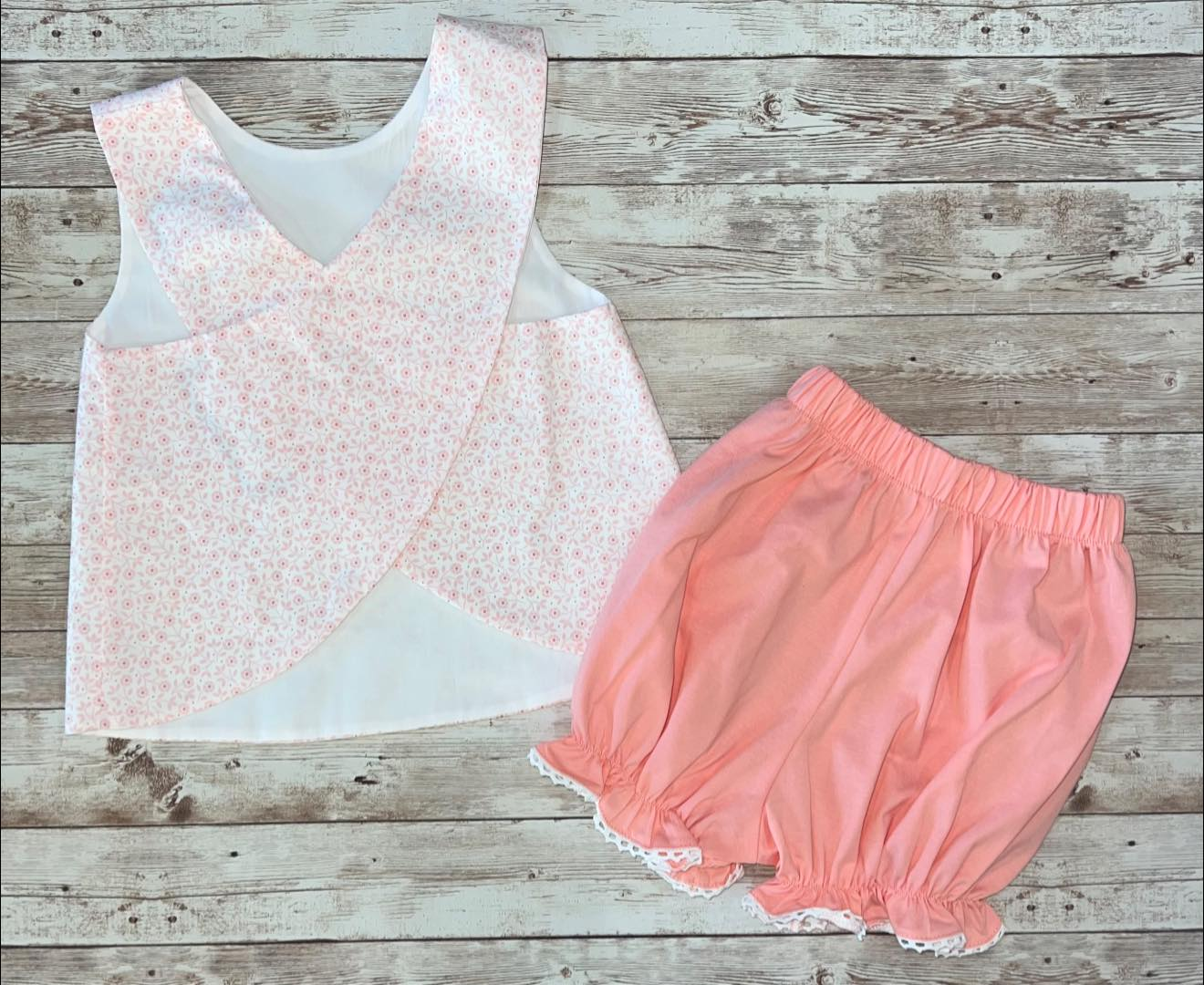 ( Moq 5 ) Preorder Baby Girls Kids Sleeveless Floral Tops Pink Shorts Summer Clothes Set