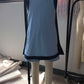 ( No moq ) Preorder Baby Girls Kids Sleeveless Built-in Shorts Blue Dress Clothes