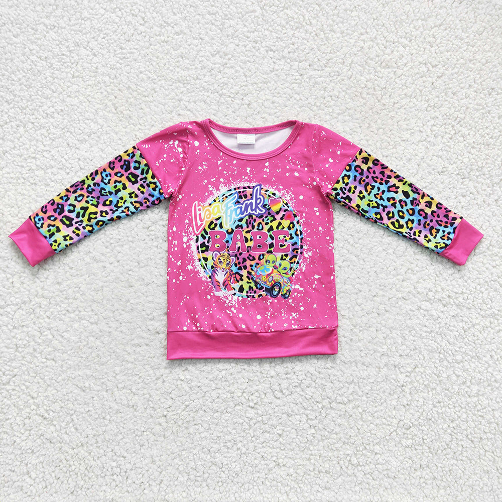 Mommy and Me Baby Girl Cartoon Cat Babe Mama Sibling Family Shirt