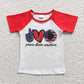 Sibling Baby Boys Girls Short Sleeves 4th of July Shirts Tops Clothes