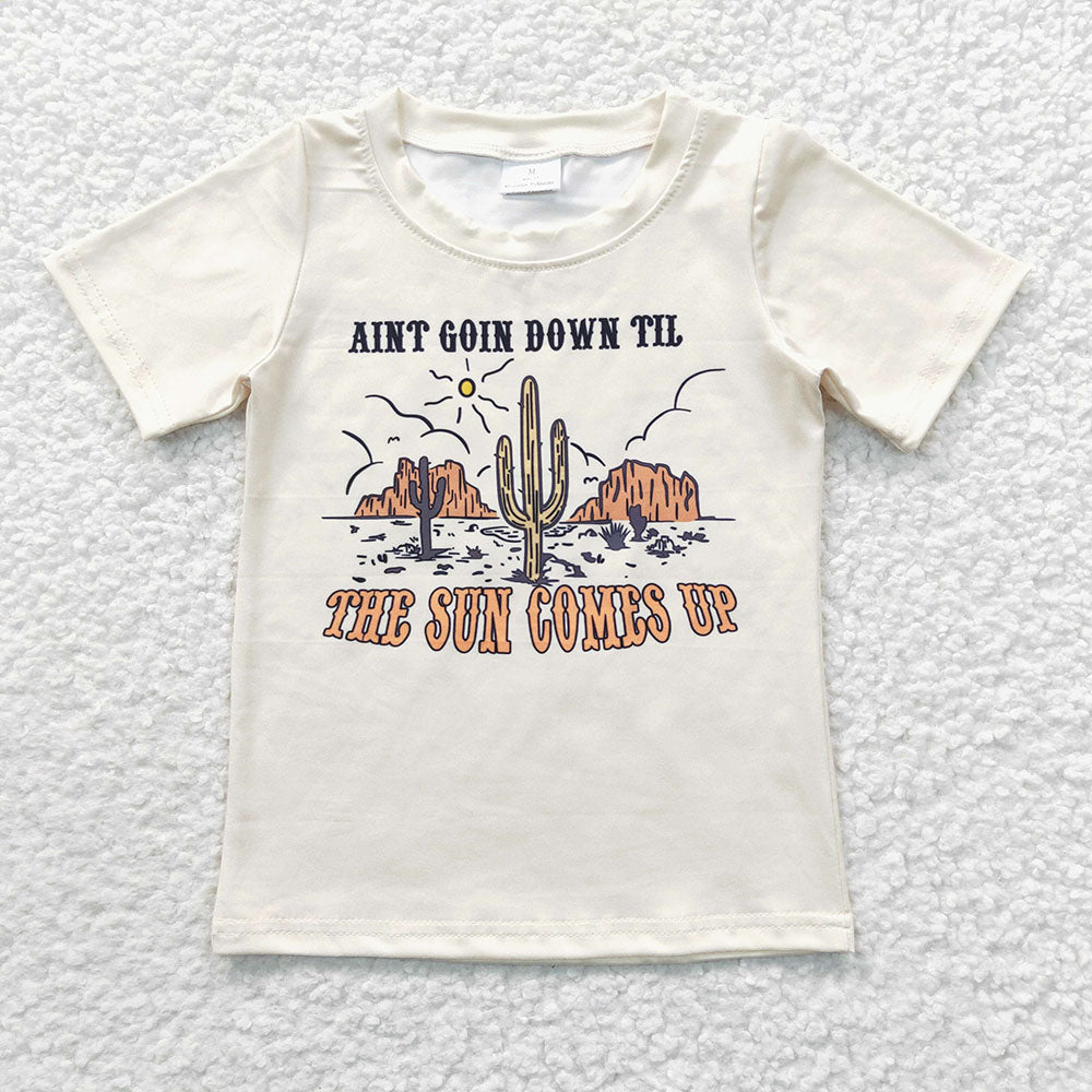 Baby Girl Short Sleeves Western Cowgirls Sibling Shirt RTS