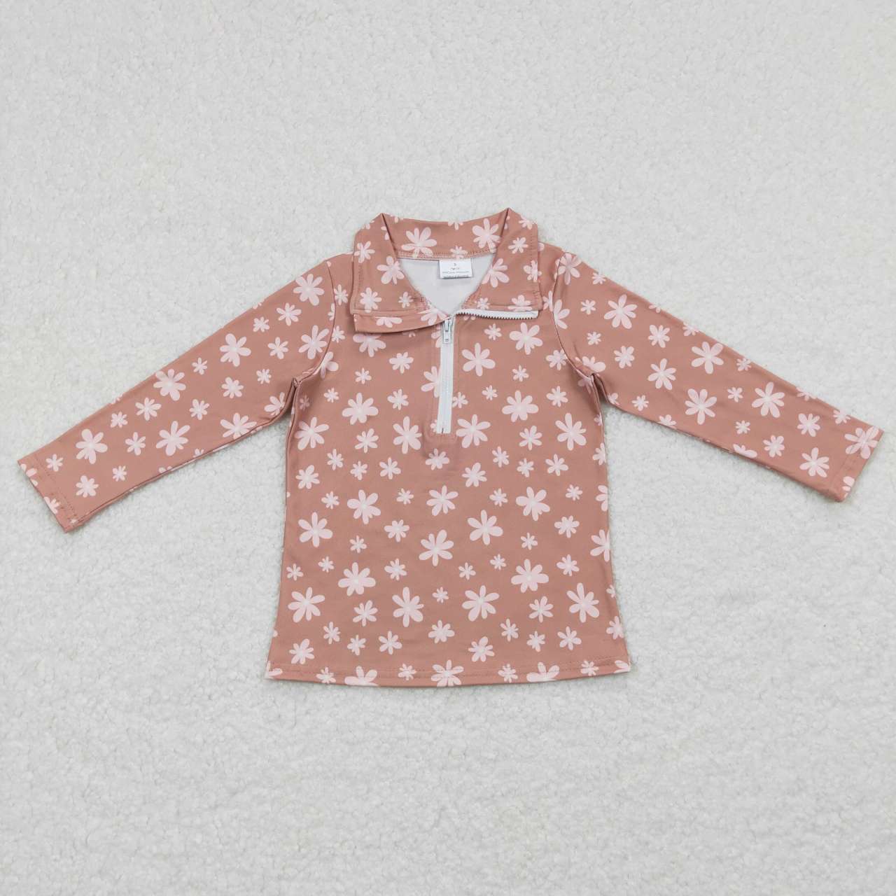 Baby Girl Long Sleeves Zipper Tops Sibling Sister Shirt