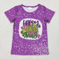 Sibling Baby Boys Girls Short Sleeves Shirts Tops Mardi Gras Clothes RTS