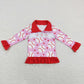 Sibling Baby Boys Girls Long Sleeve Embroidery Zipper Pullovers Shirts Tops RTS