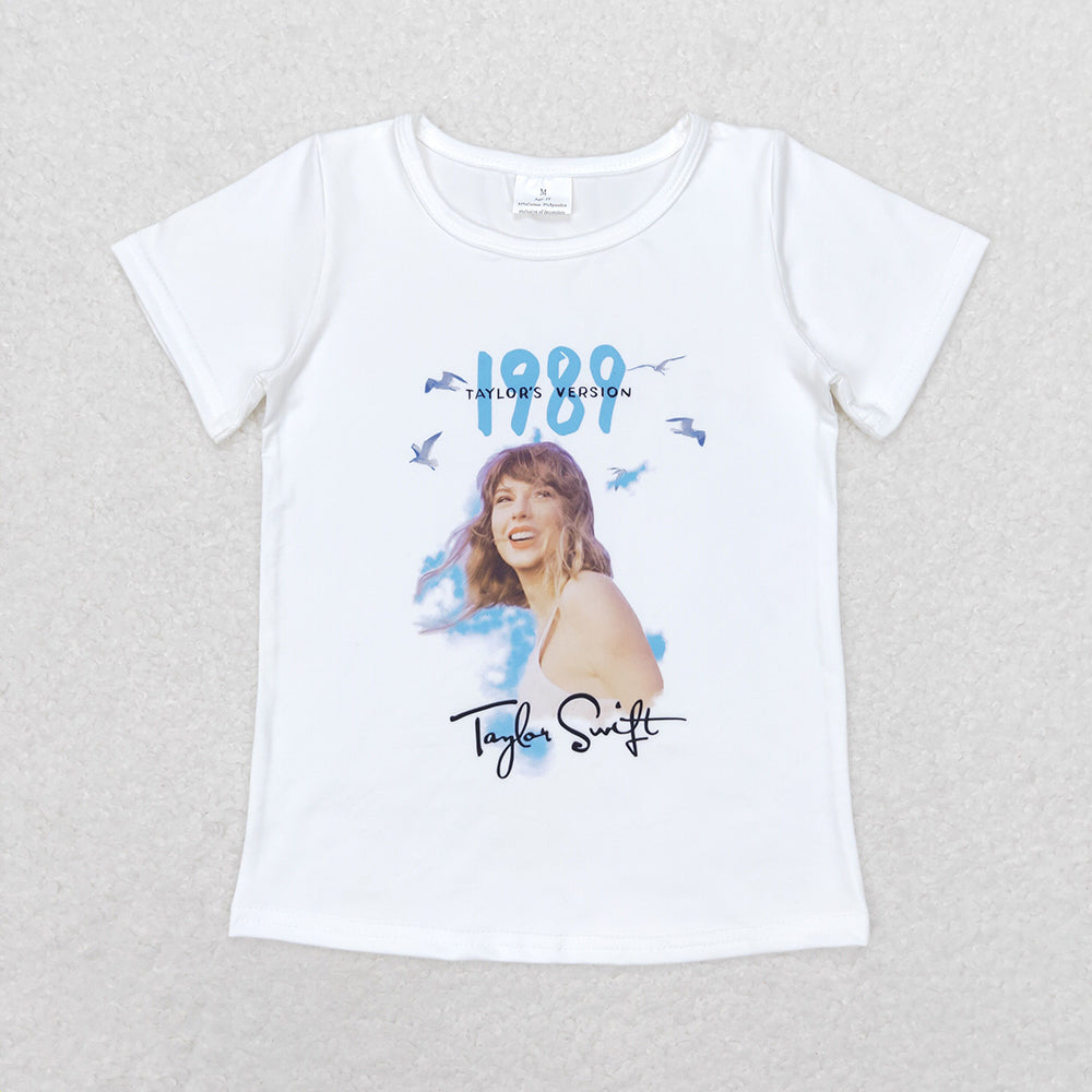 Baby Girl Short Sleeves Singer Tee Sibling Shirt Tops