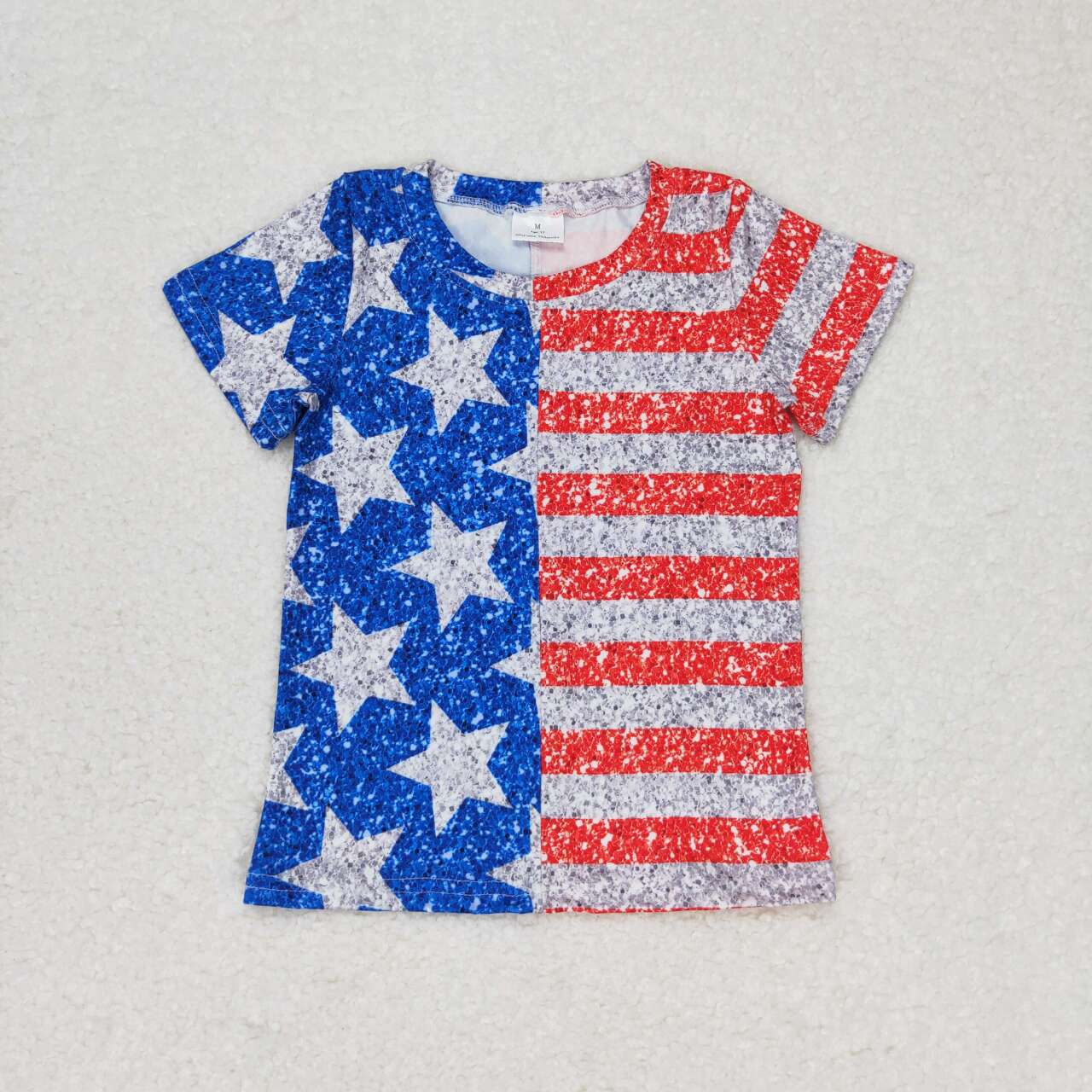 Sibling Baby Boys Girls Short Sleeves 4th of July Shirts Tops Clothes