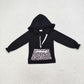 Baby Girl Toddler Long Sleeves Ruffle Hoodie Leopard Flower Pocket Sibling Zipper Shirt Tops RTS
