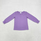 Sibling Girls Long Sleeves Cotton Tee Shirt Kids Tops RTS