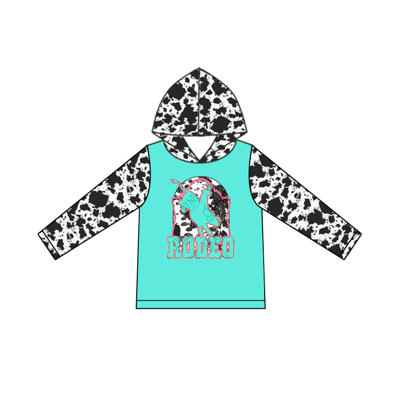 Pre-order Baby Boy Western Rodeo Horse Hoodie Shirt Tops