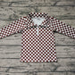 Baby Kids Toddler Long Sleeves Checkered Pullover Tops